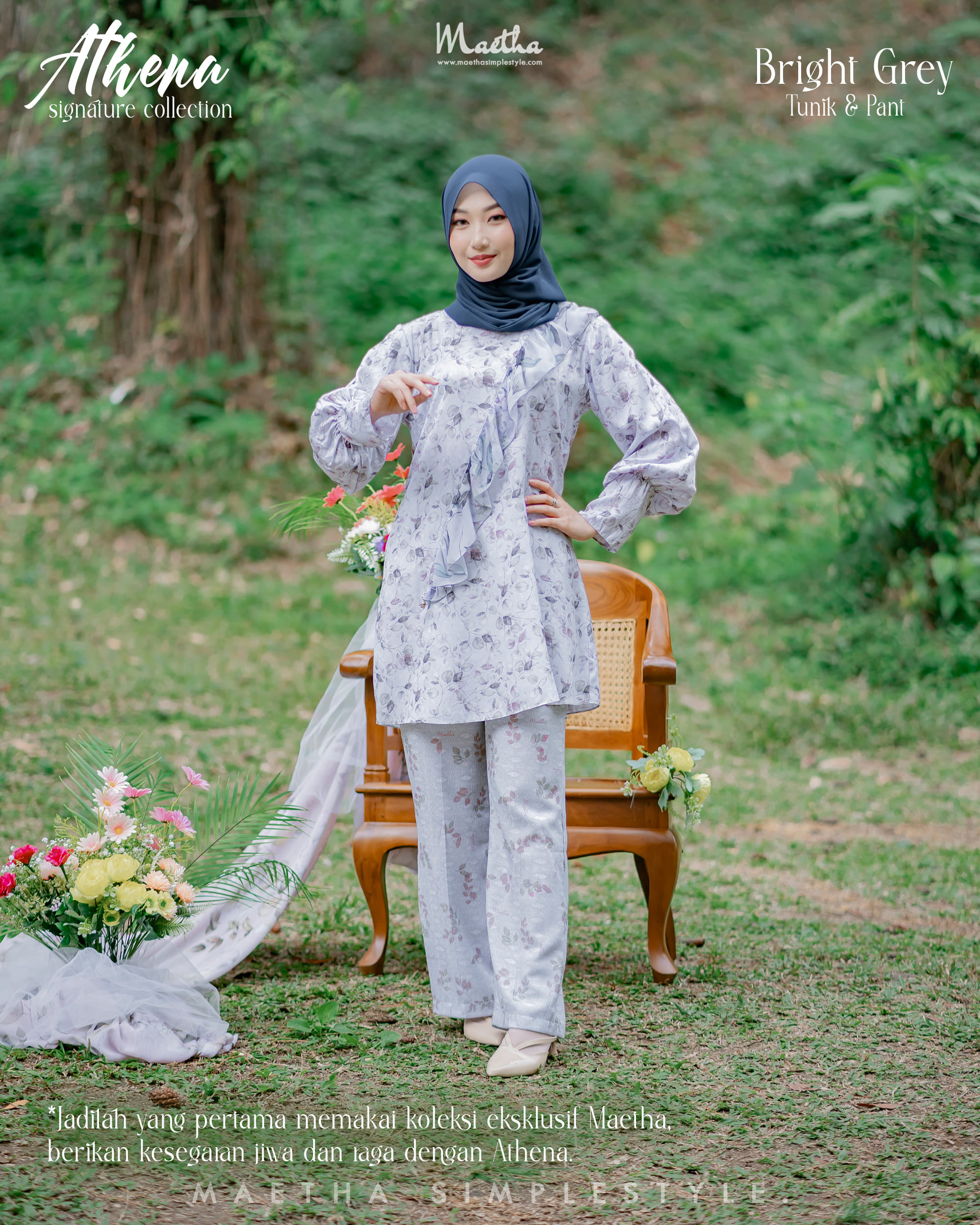 Athena Pant Series Bright Grey
